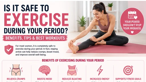 Is It Safe to Exercise During Your Period? Benefits, Tips & Best Workouts