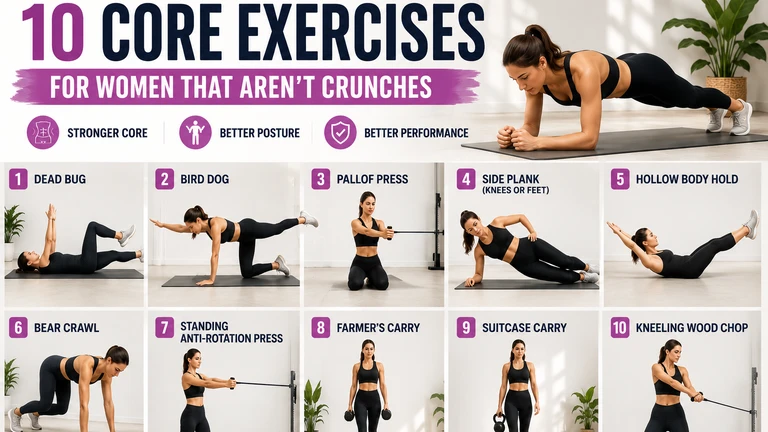 10 Core Exercises for Women That Aren't Crunches